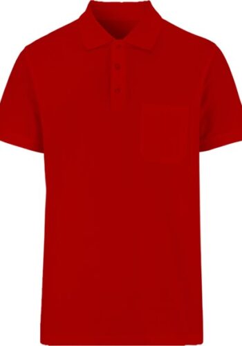 Melvin unisex polosärk - punane